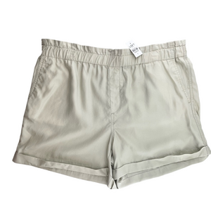 NWT LOFT Elastic Waist Khaki Casual Shorts Large